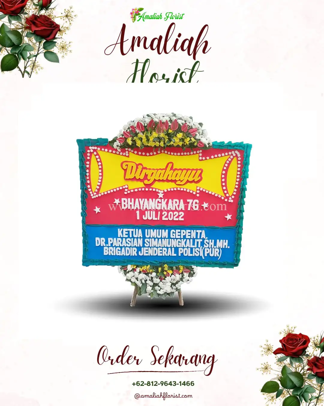 Papan Bunga HUT Ulang Tahun Cineam
